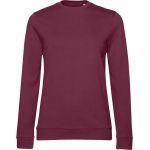 Damen-Sweatshirt ohne Kapuze im Damen-Wein-Set