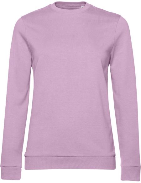 Damen-Sweatshirt ohne Kapuze im Set in Bonbonrosa für Damen