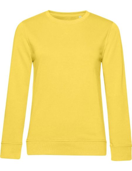 Damen-Sweatshirt ohne Kapuze Inspire Crew Neck Damen gelb fizz
