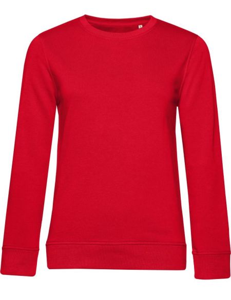 Damen-Sweatshirt ohne Kapuze Inspire Crew Neck Damen rot