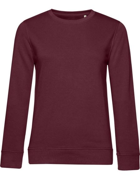 Damen-Sweatshirt ohne Kapuze Inspire Crew Neck Damen Burgunderrot
