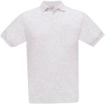 Herren-Poloshirt aus Piqué-Asche
