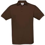 Herren-Poloshirt Piqué braun