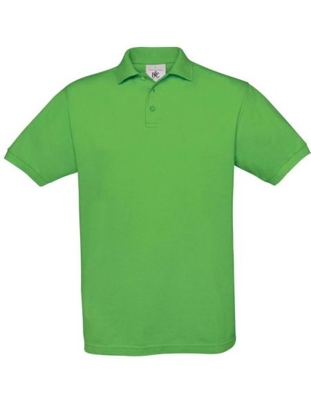 Herren-Poloshirt Piqué echt grün