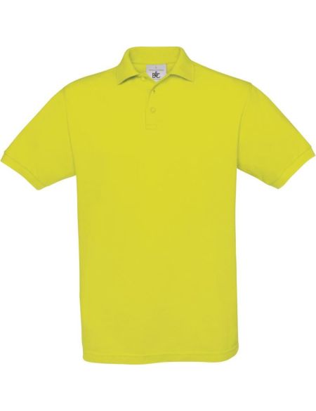 Poloshirt für Herren Piqué Pixel Lime