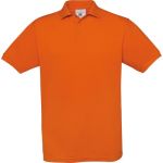 Herren-Poloshirt Piqué Kürbis Orange