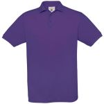 Herren-Poloshirt Piqué lila