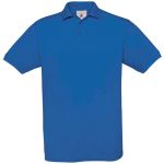 Herren-Poloshirt Piqué königsblau