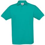 Herren-Poloshirt Piqué echt türkis