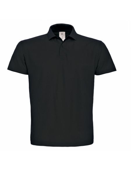 Herren-Poloshirt ID.001 schwarz