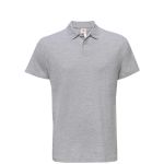 Herren-Poloshirt ID.001 grau meliert