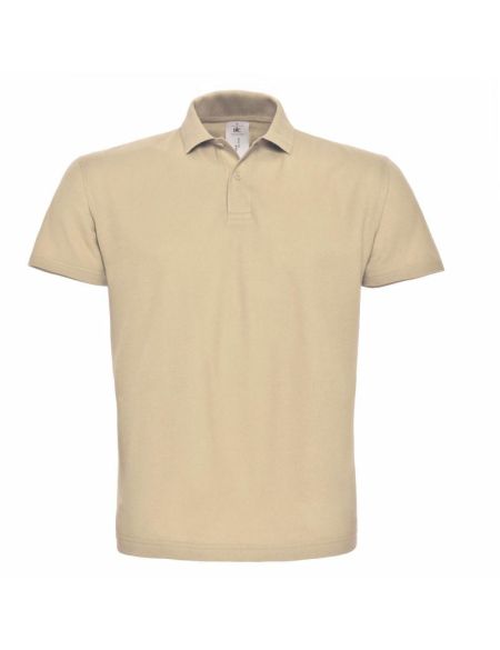 Herren-Poloshirt ID.001 Sand