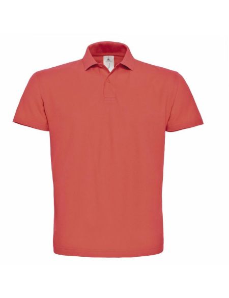 Herren-Poloshirt ID.001 Pixelkoralle