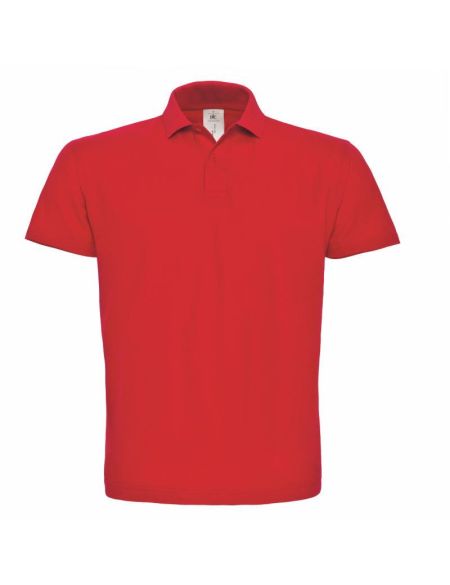 Herren-Poloshirt ID.001 rot