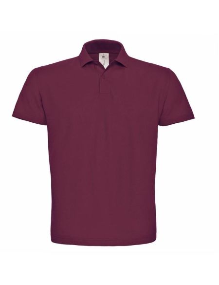 Herren-Poloshirt ID.001 Wein