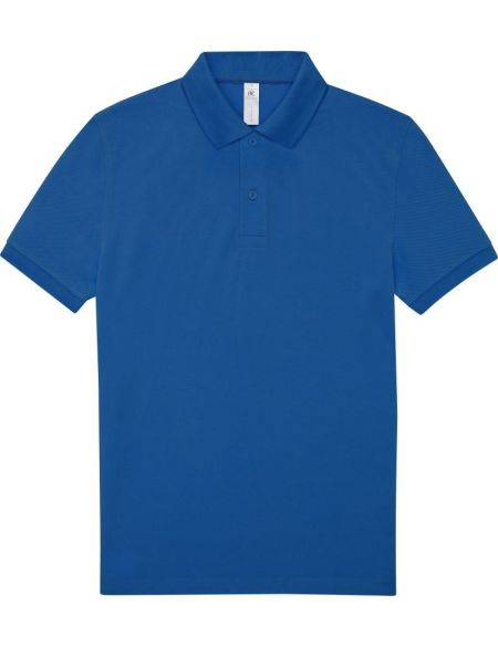 Poloshirt Piqué My Polo 180 Königsblau