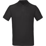 Piqué-Herren-Poloshirt aus Bio-Baumwolle Inspire Polo Herren Schwarz