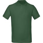 Poloshirt Herren Piqué aus Bio-Baumwolle Inspire Polo flaschengrün