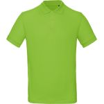 Poloshirt Herren Piqué aus Bio-Baumwolle Inspire Polo Orchideengrün