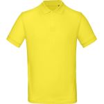 Poloshirt Herren Piqué aus Bio-Baumwolle Inspire Polo solargelb