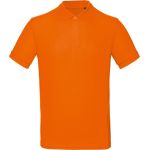 Herren-Poloshirt aus Piqué-Bio-Baumwolle Inspire Polo Orange