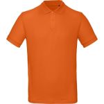 Poloshirt Herren Piqué aus Bio-Baumwolle Inspire Polo Urban Orange