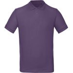 Poloshirt Herren Piqué aus Bio-Baumwolle Inspire Polo strahlend lila