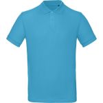 Herren-Poloshirt Piqué aus Bio-Baumwolle Inspire Polo sehr türkis