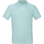 Poloshirt Herren Piqué aus Bio-Baumwolle Inspire Polo Millennial Mint
