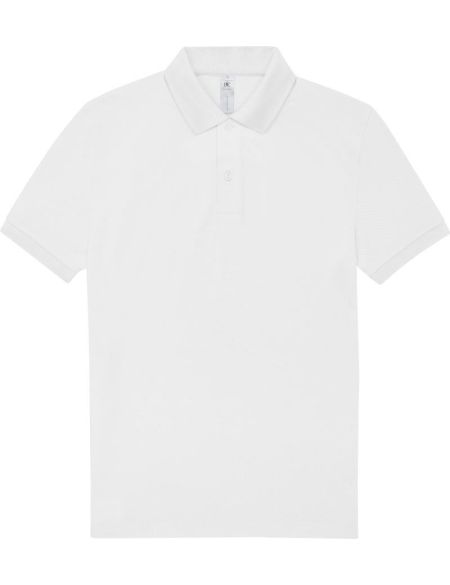 Piqué-Poloshirt aus schwerer Baumwolle My Polo 210 weiß