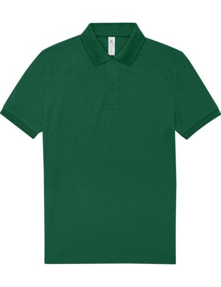 Piqué-Poloshirt aus schwerer Baumwolle My Polo 210 Efeugrün
