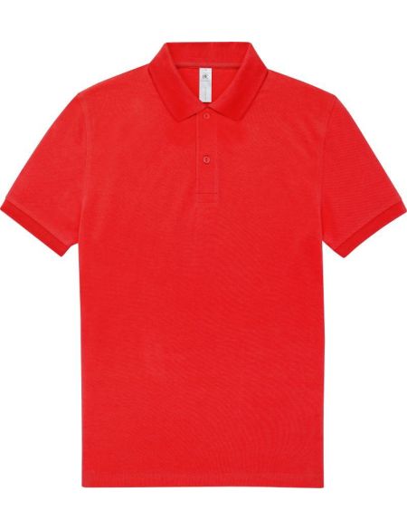 Piqué-Poloshirt aus schwerer Baumwolle My Polo 210 rot