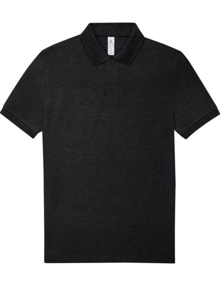 Piqué-Poloshirt aus schwerer Baumwolle My Polo 210 Heather Tarmac