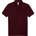 Piqué-Poloshirt aus schwerer Baumwolle My Polo 210 burgunderrot meliert