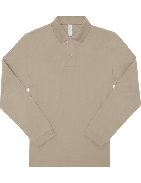 Piqué-Poloshirt mit langen Ärmeln My Polo 180 LSL weiß