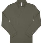 Piqué-Poloshirt mit langen Ärmeln My Polo 180 LSL in Tarngrün