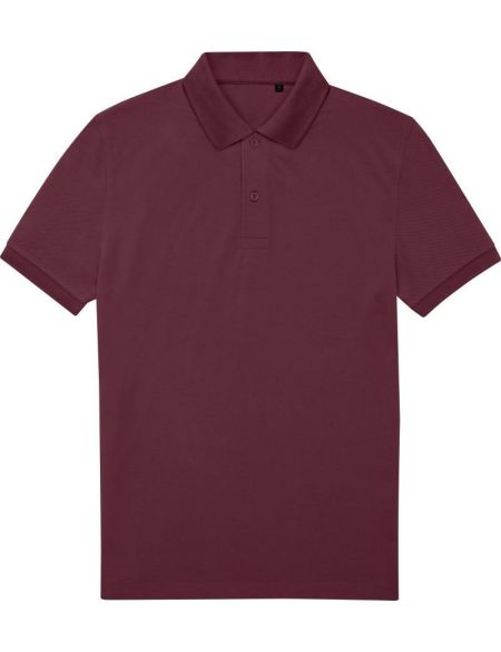 Poloshirt Piqué My Eco Polo 65/35 weinrot