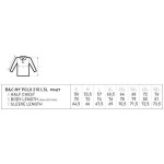 My Polo 210 LSL amalfigrünes schweres Baumwoll-Piqué-Poloshirt mit langen Ärmeln