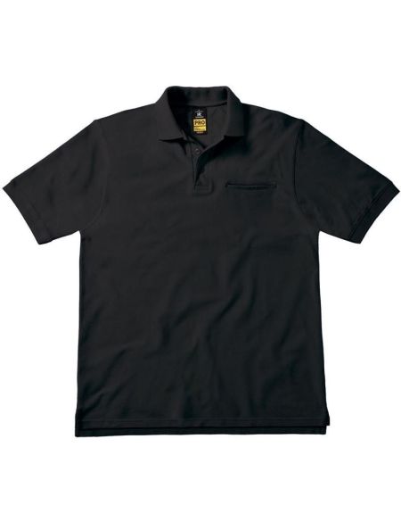 Poloshirt Piqué-Arbeit Energy Pro schwarz