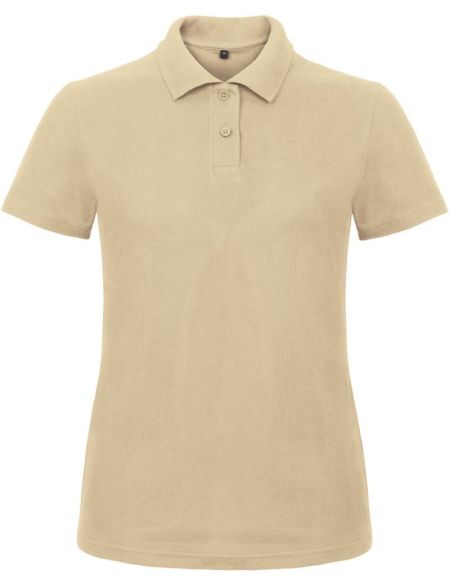 Damen-Poloshirt Piqué ID.001 Sand