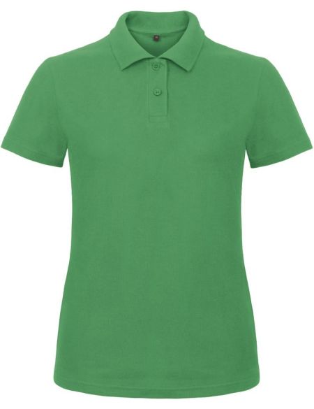 Damen-Poloshirt Piqué ID.001 Kelly Green