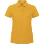 Damen-Poloshirt Piqué ID.001 chili gold