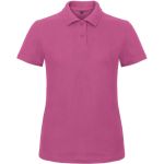 Damen-Poloshirt Piqué ID.001 fuchsia