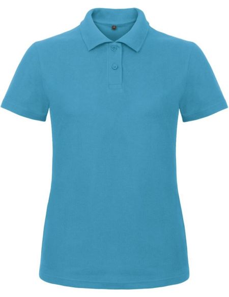 Damen-Poloshirt Piqué ID.001 Atoll