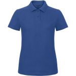 Damen-Poloshirt Piqué ID.001 Königsblau