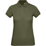 Damen-Poloshirt Piqué aus Bio-Baumwolle Inspire Polo Women Urban Khaki