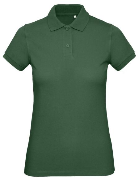 Damen-Piqué-Poloshirt aus Bio-Baumwolle Inspire Polo Damen weiß