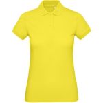 Piqué-Damen-Poloshirt aus Bio-Baumwolle Inspire Polo Damen Solargelb