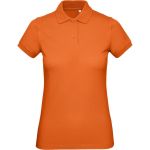 Damen-Poloshirt aus Piqué-Bio-Baumwolle Inspire Polo urban orange