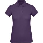 Damen-Piqué-Poloshirt aus Bio-Baumwolle Inspire Polo in strahlendem Lila